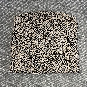 American Eagle Leopard Print Tube Top
